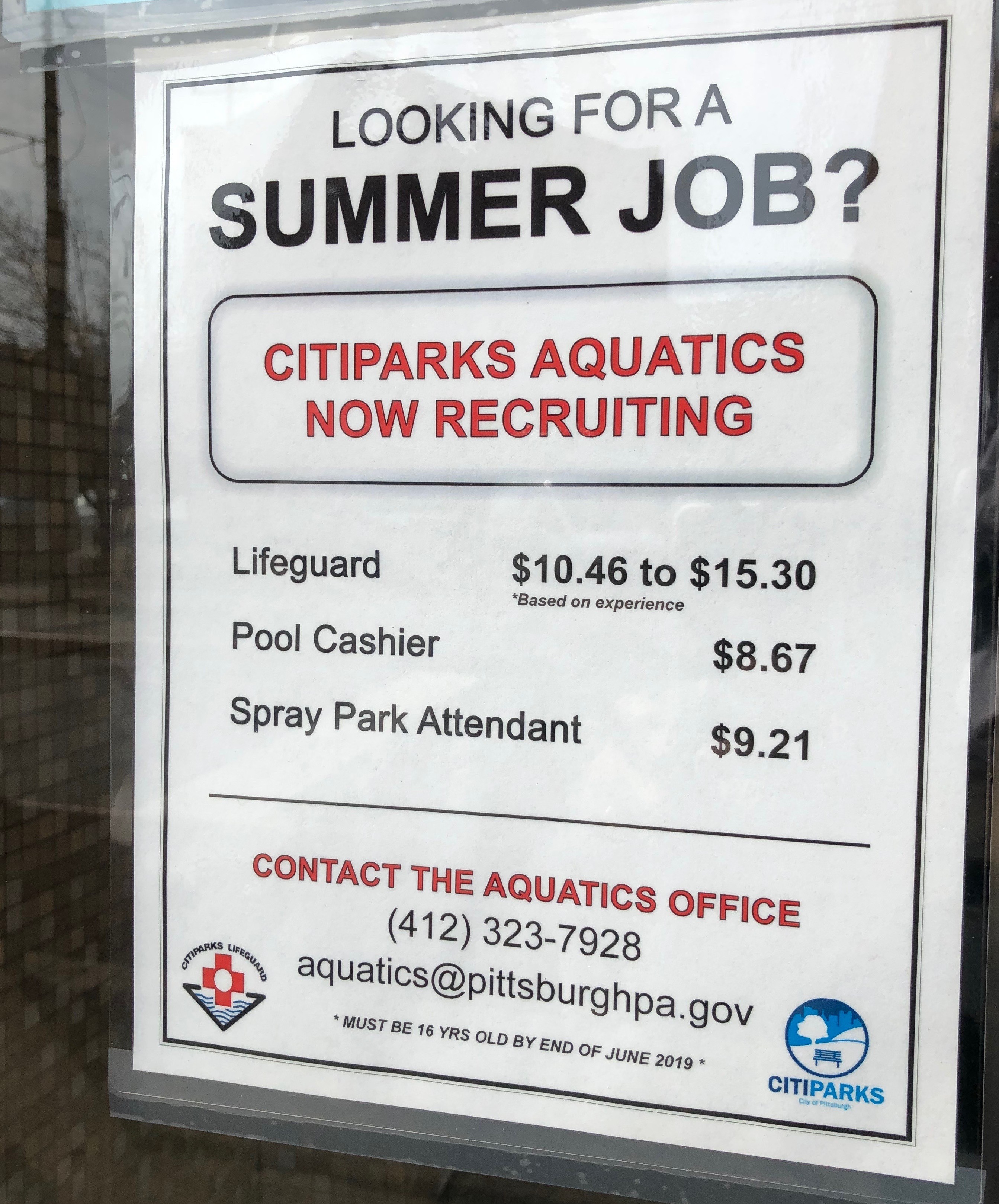 Citiparks needs lifeguards